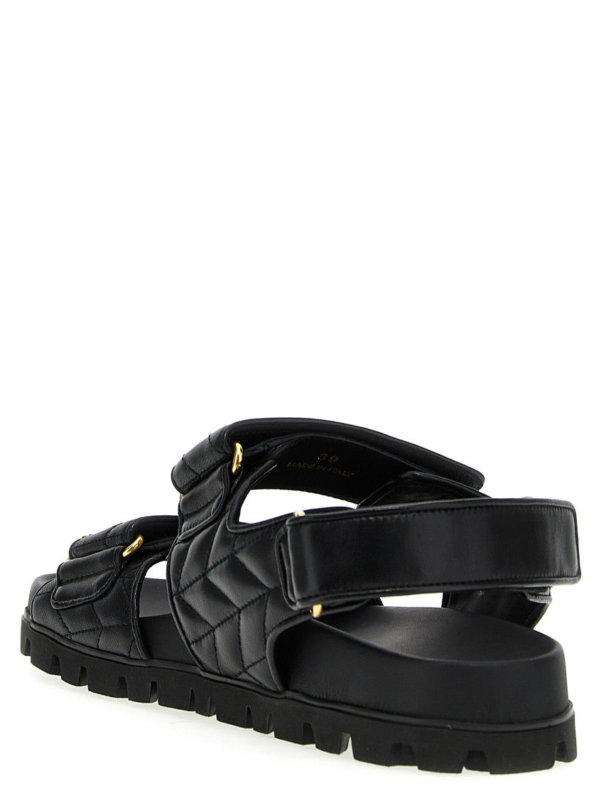 Black Leather Sandals 3
