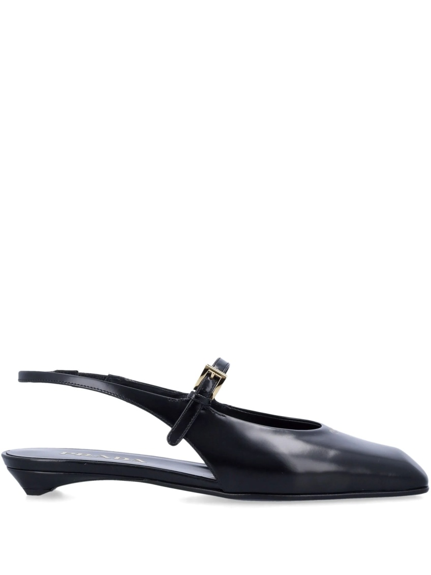 Black Slingback Ballet Flats 1