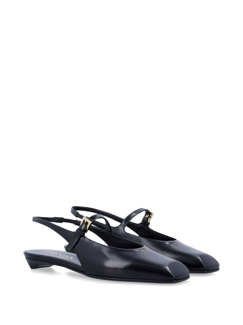 Black Slingback Ballet Flats 2