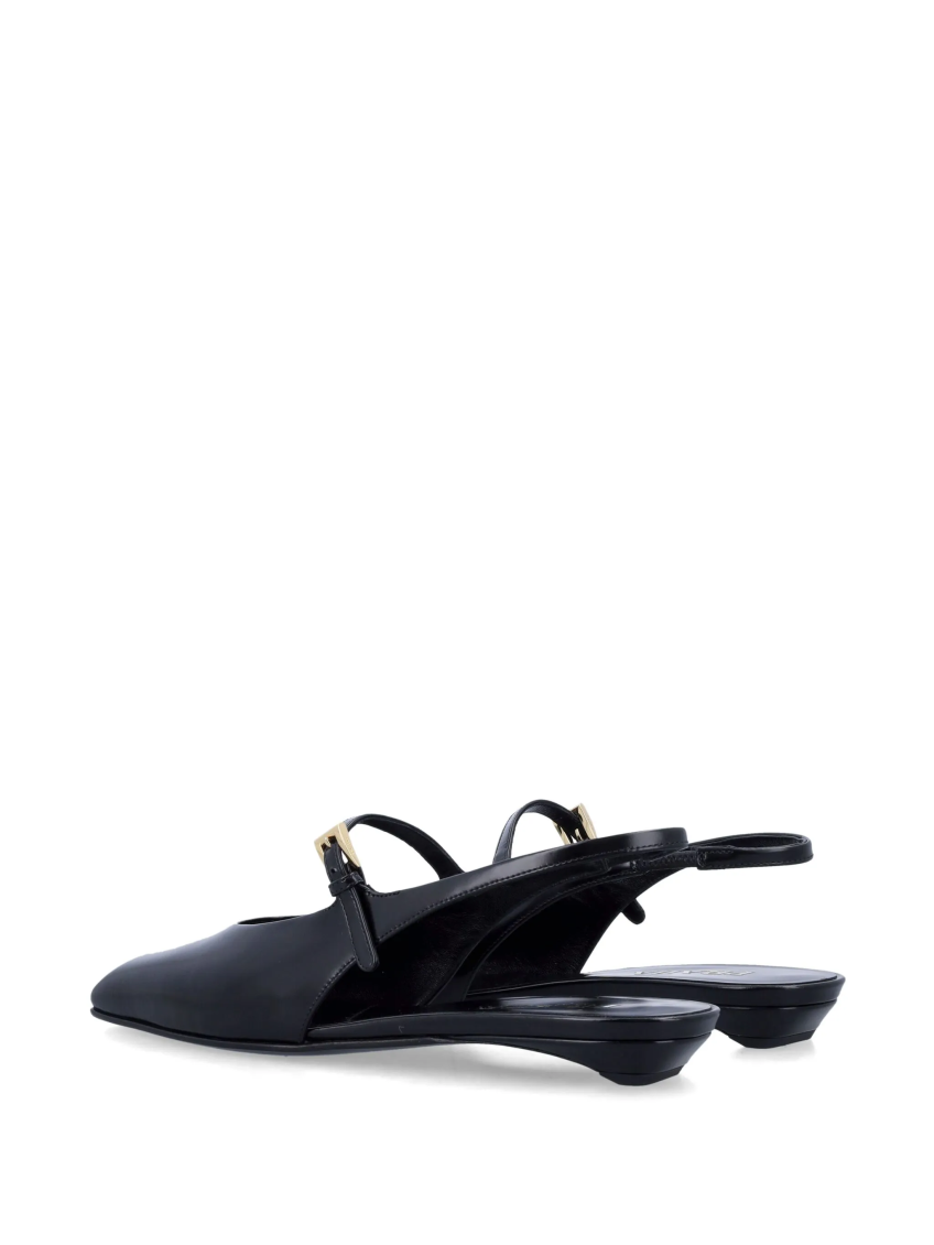 Black Slingback Ballet Flats 3