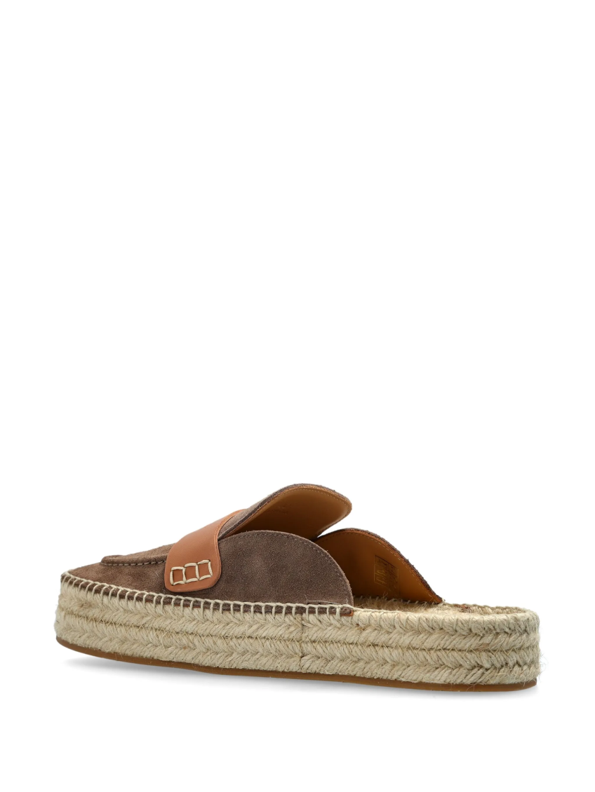 Brown Slip On Espadrilles 4