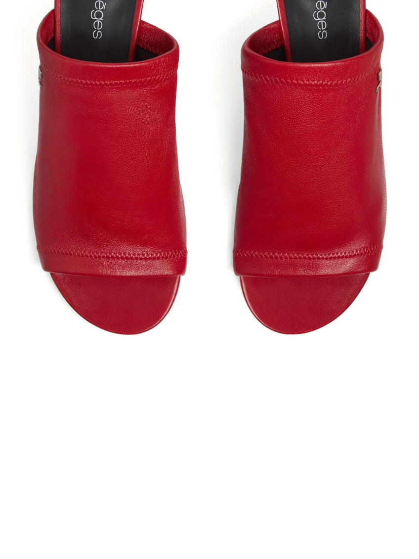 Red Leather Heels 4