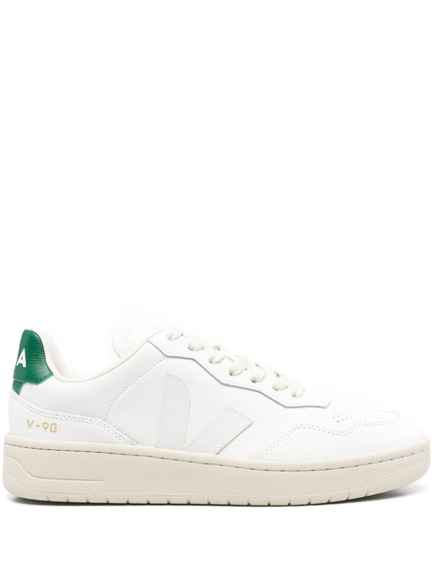 White Lace Up Sneakers 1