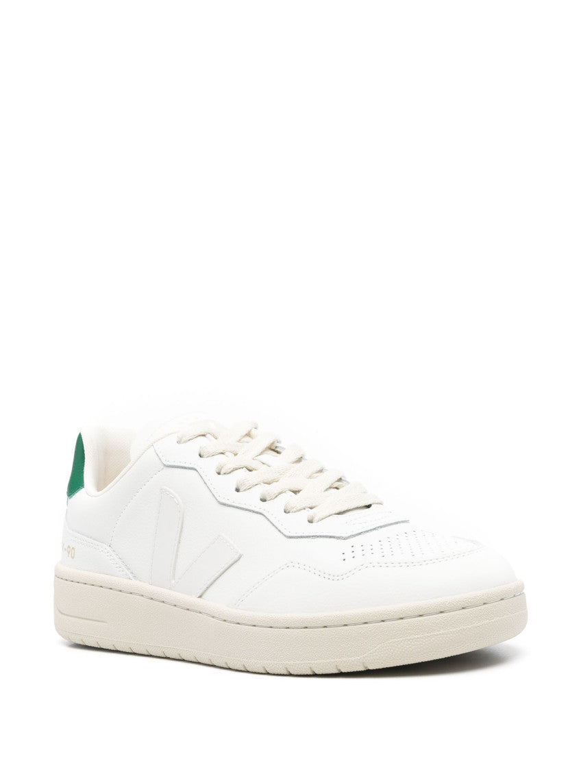White Lace Up Sneakers 2