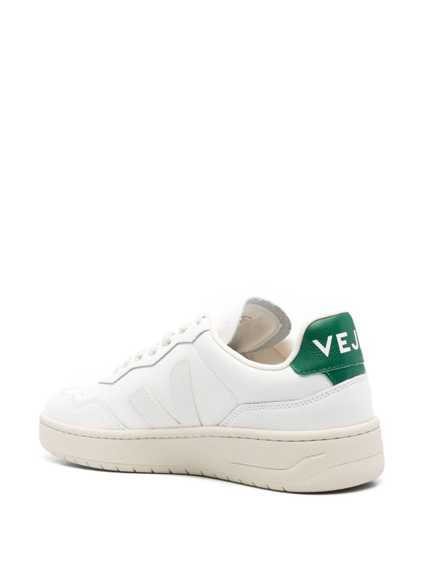 White Lace Up Sneakers 3