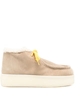 Natural Suede Boots 1