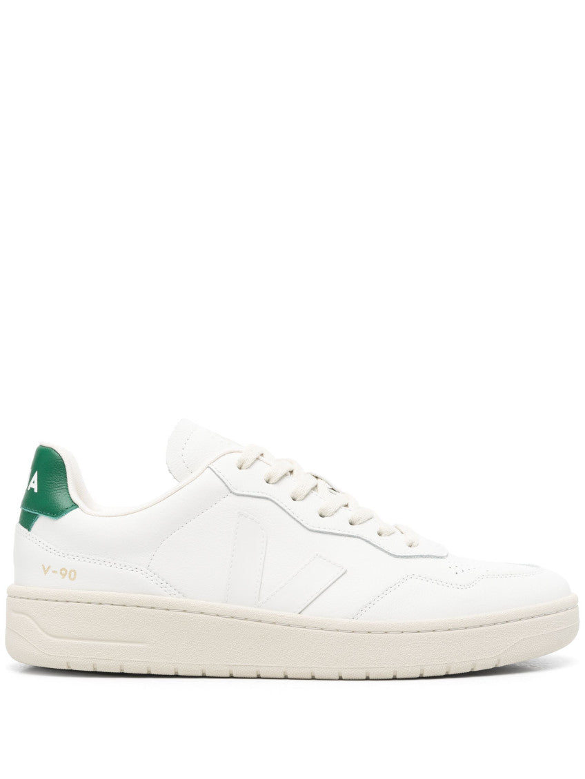 White Lace Up Sneakers 1