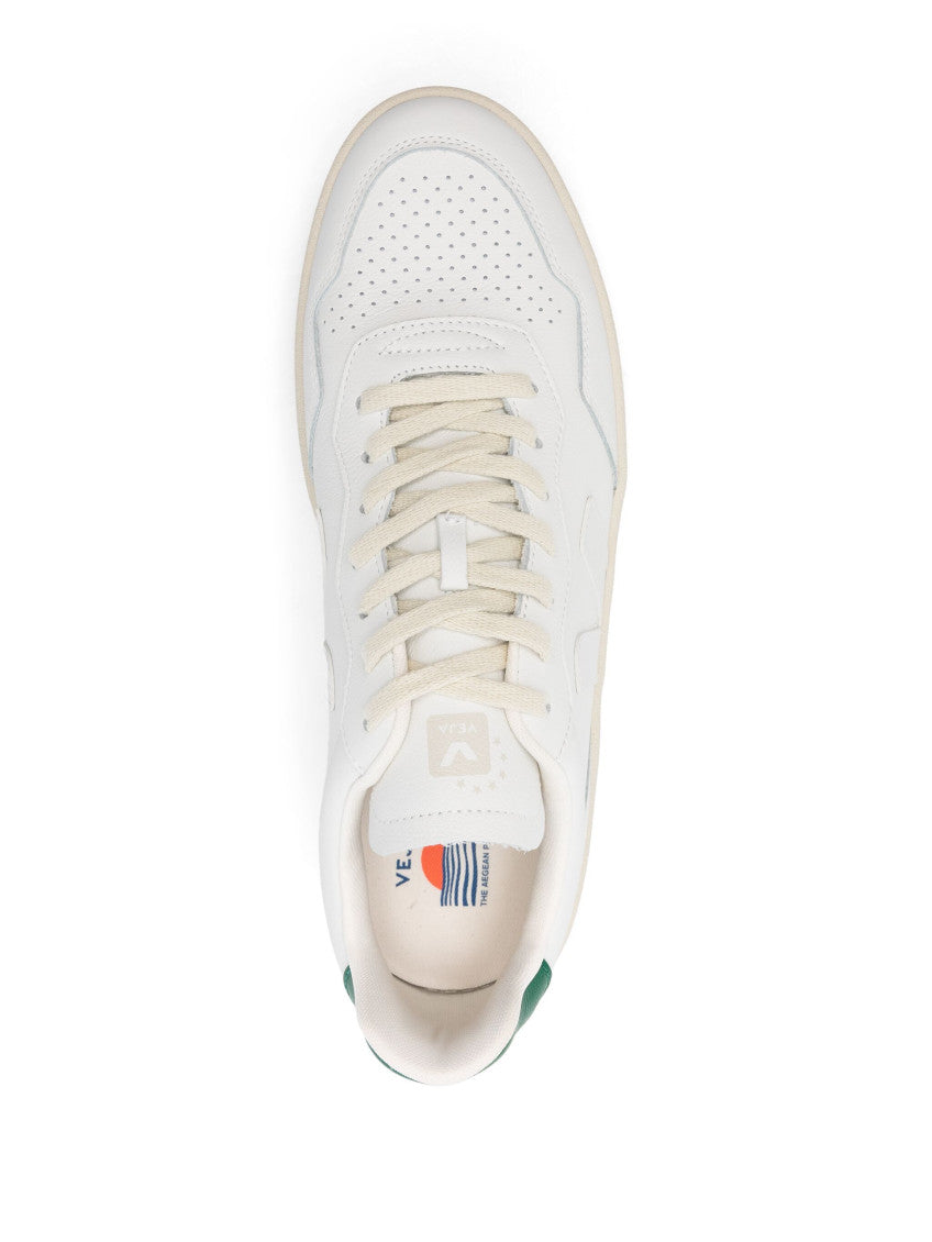 White Lace Up Sneakers 4