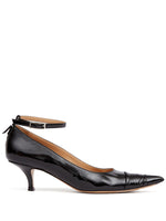 Black Leather Pumps 1