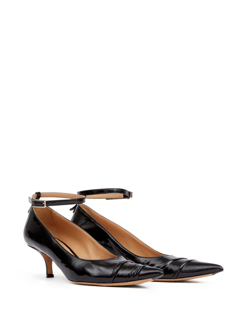 Black Leather Pumps 2
