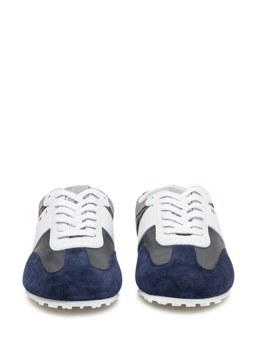 Blue Color Block Sneakers 2