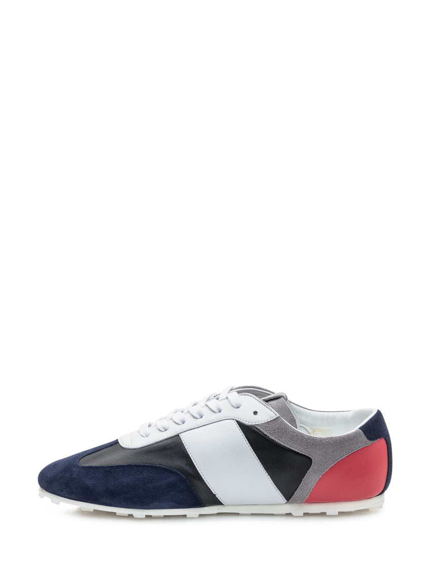 Blue Color Block Sneakers 4