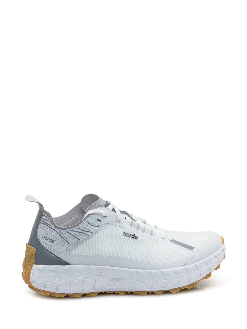 White Solid Arnitel Sneakers 1