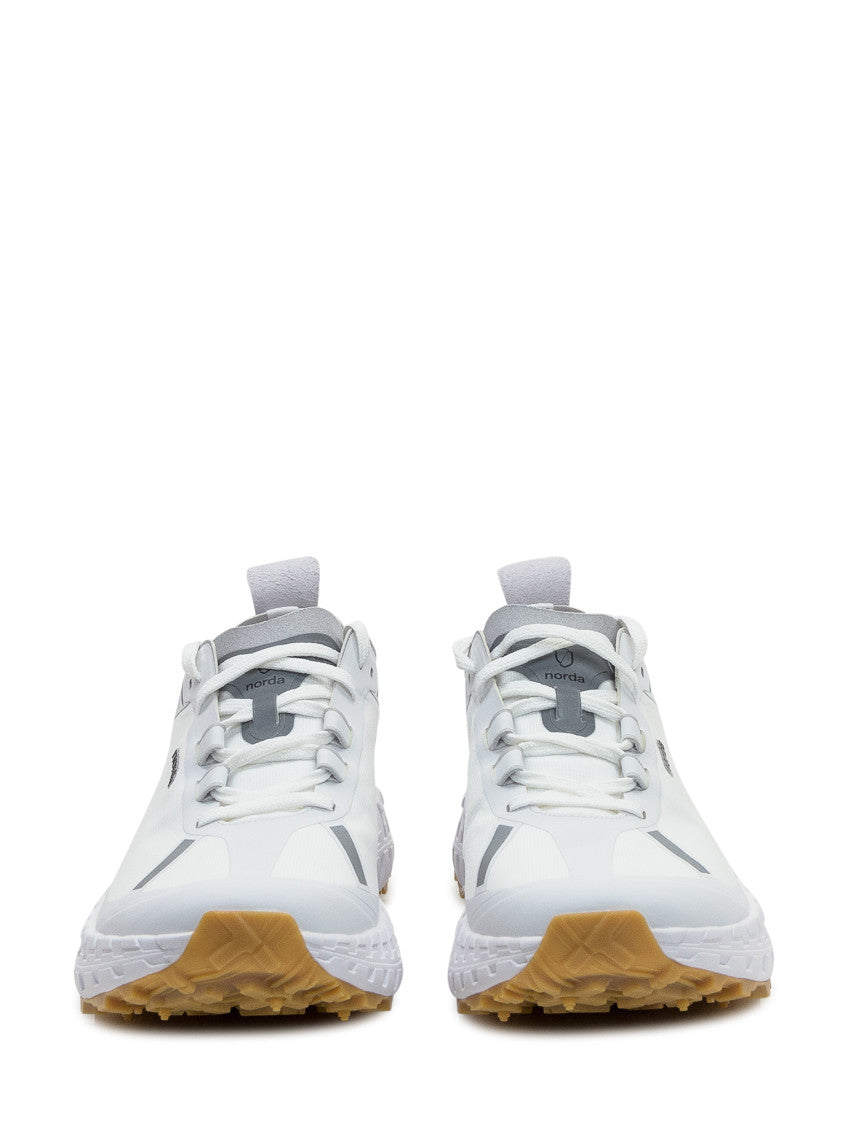 White Solid Arnitel Sneakers 2