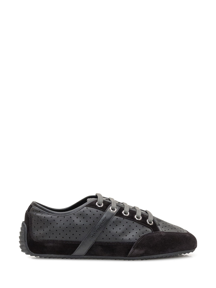 Black Perforated Sneakers 1