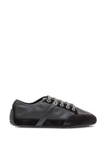 Black Perforated Sneakers 1