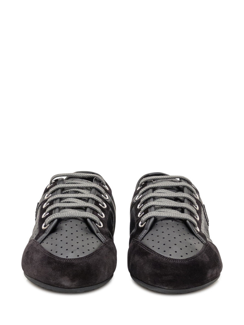 Black Perforated Sneakers 2