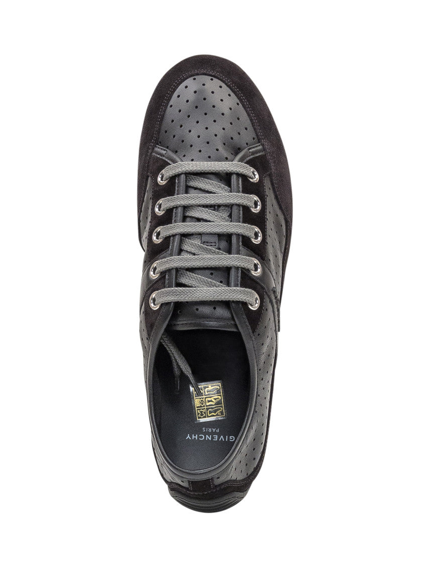 Black Perforated Sneakers 4
