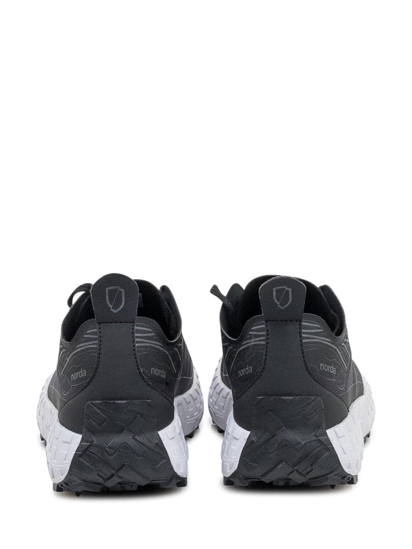 Black Textured Sneakers 3