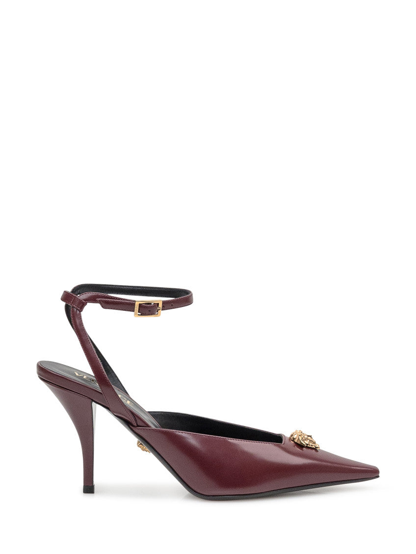 Red Ankle-strap Pumps 1