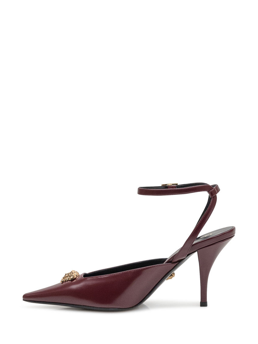 Red Ankle-strap Pumps 4
