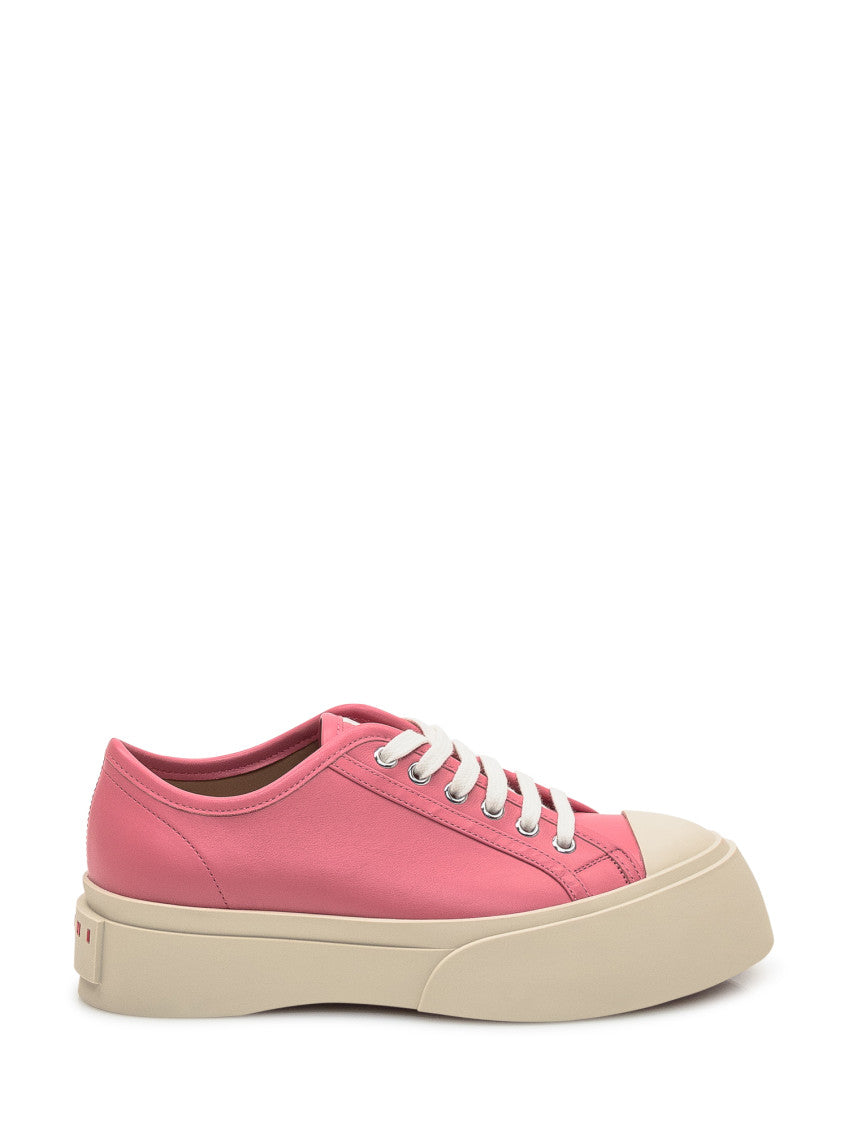 Pink Solid Pablo Sneakers 1