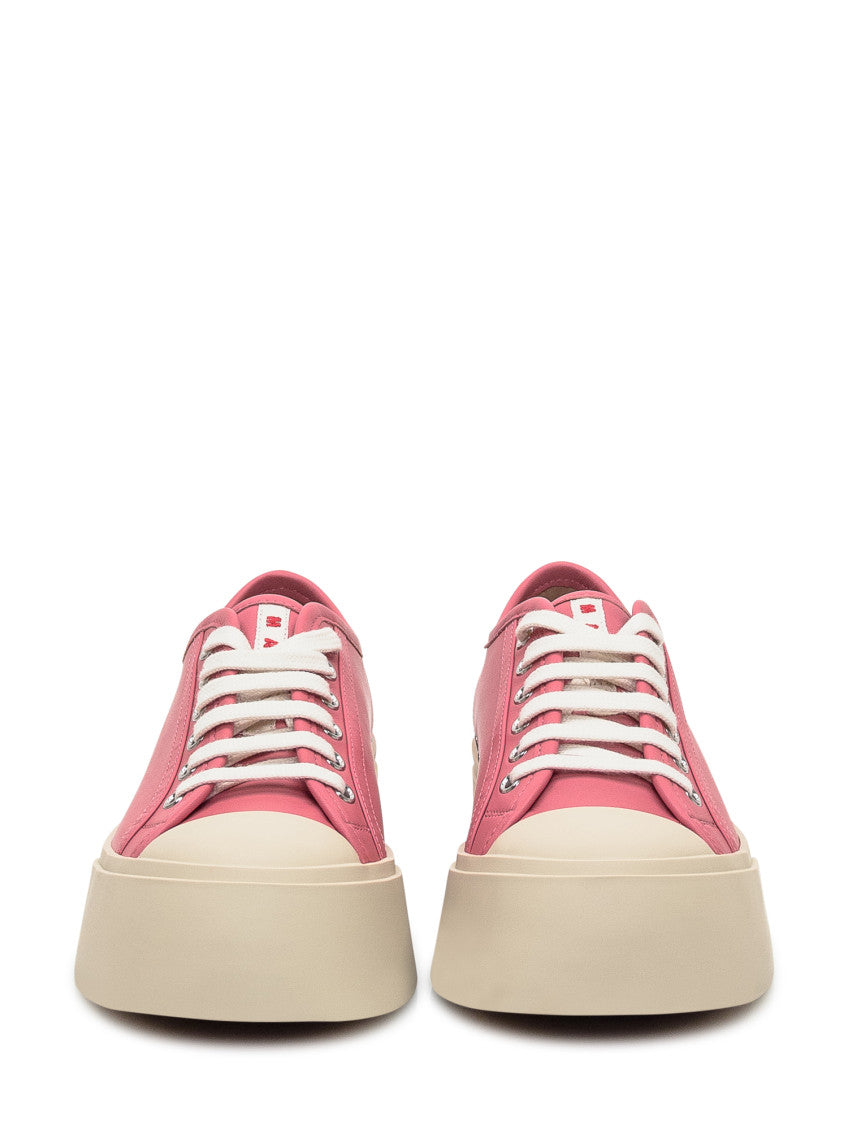 Pink Solid Pablo Sneakers 2