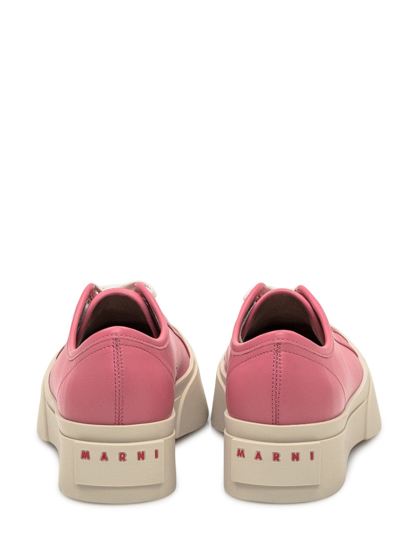 Pink Solid Pablo Sneakers 3