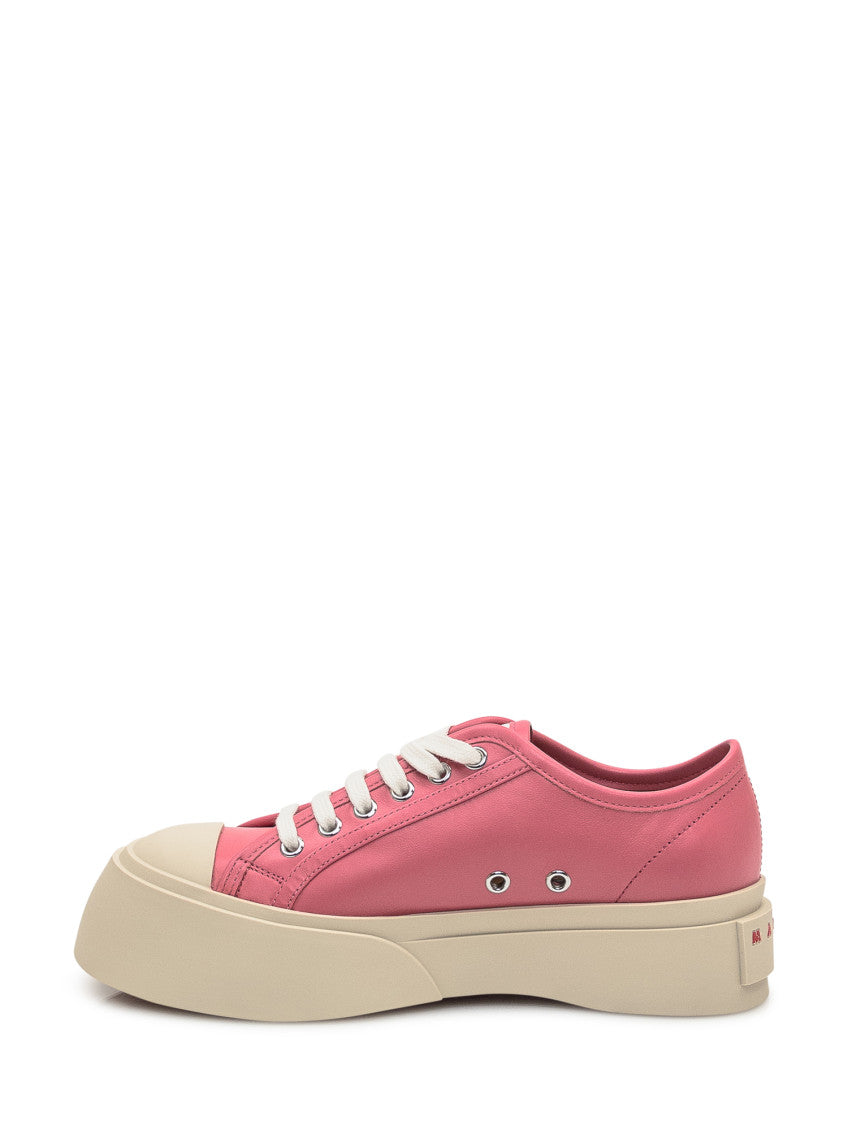 Pink Solid Pablo Sneakers 4