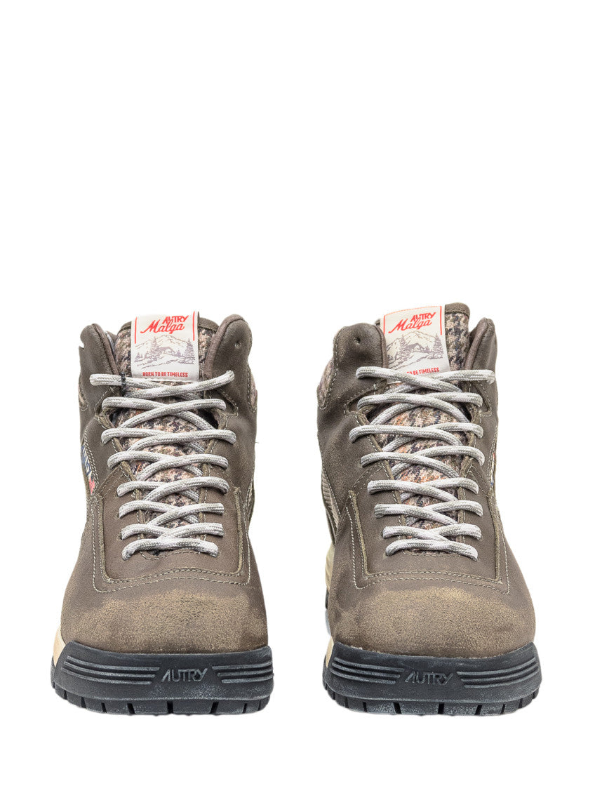 Brown Logo Sneakers 2