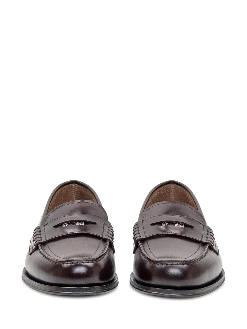 Brown Leather Loafers 2