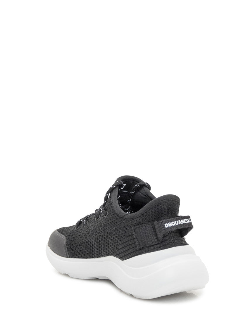 Black Icon Lace-up Sneakers 3