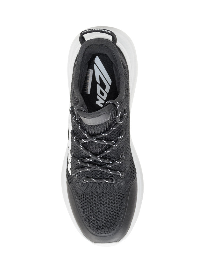 Black Icon Lace-up Sneakers 4