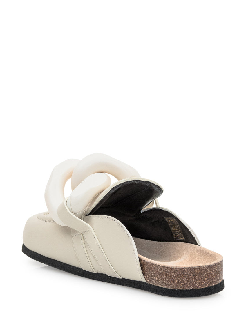 White Slip-on Mules 3