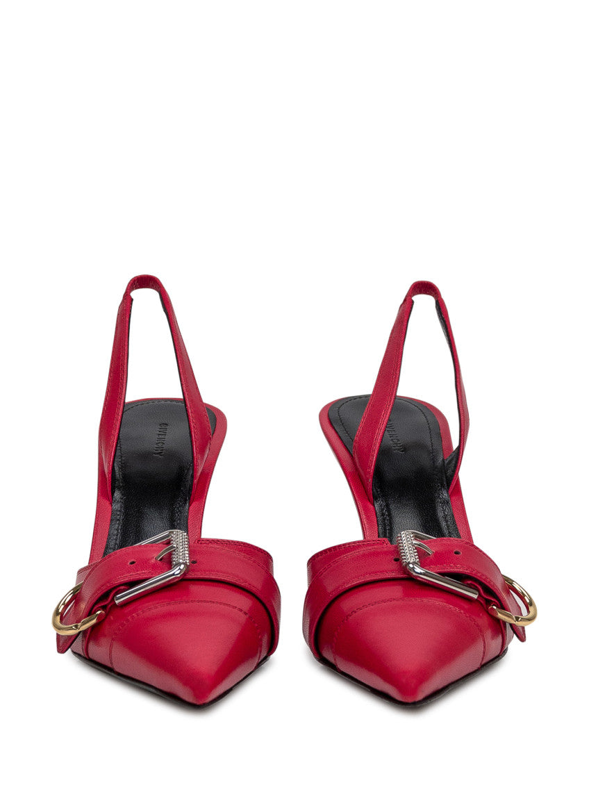 Red Slingback Pumps 2