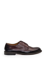 Brown Leather Lace-up Shoes 1