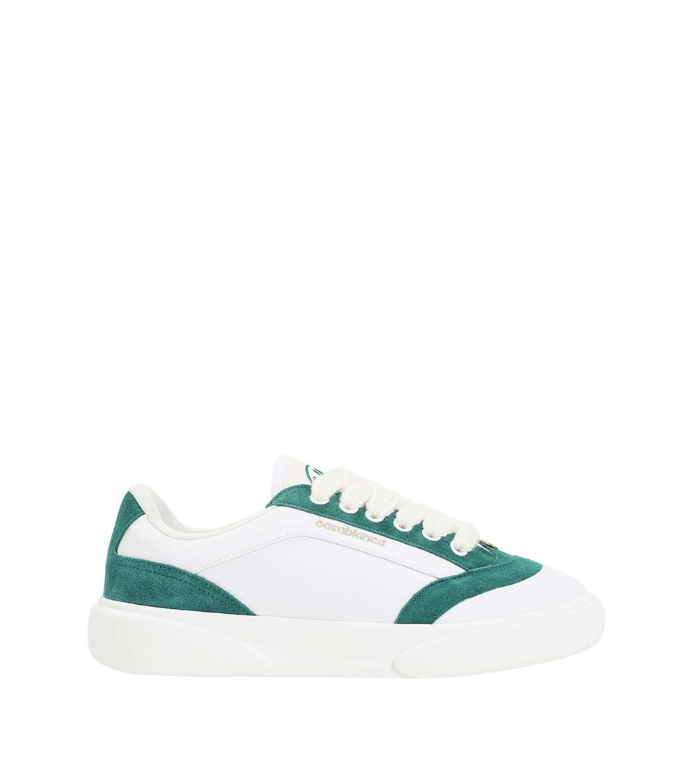 Green Color Block Sneakers 2