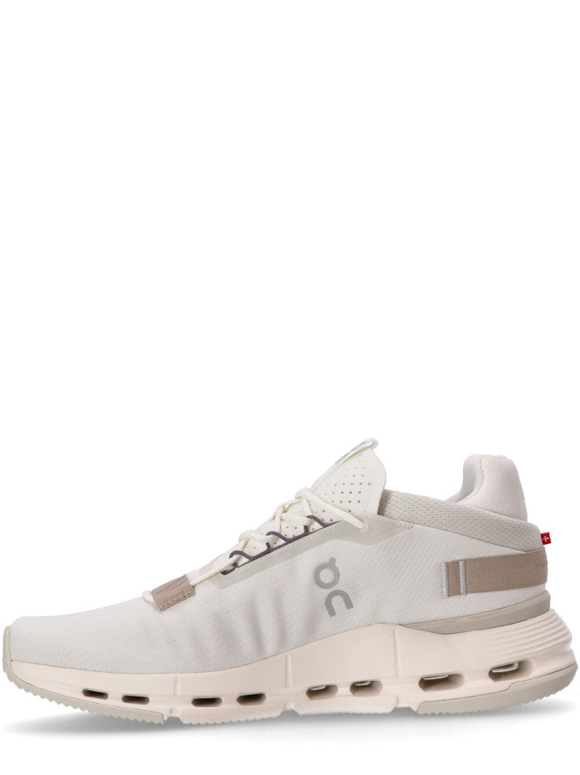 White Lace Up Sneakers 4