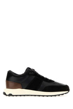 Black Leather Sneakers 1