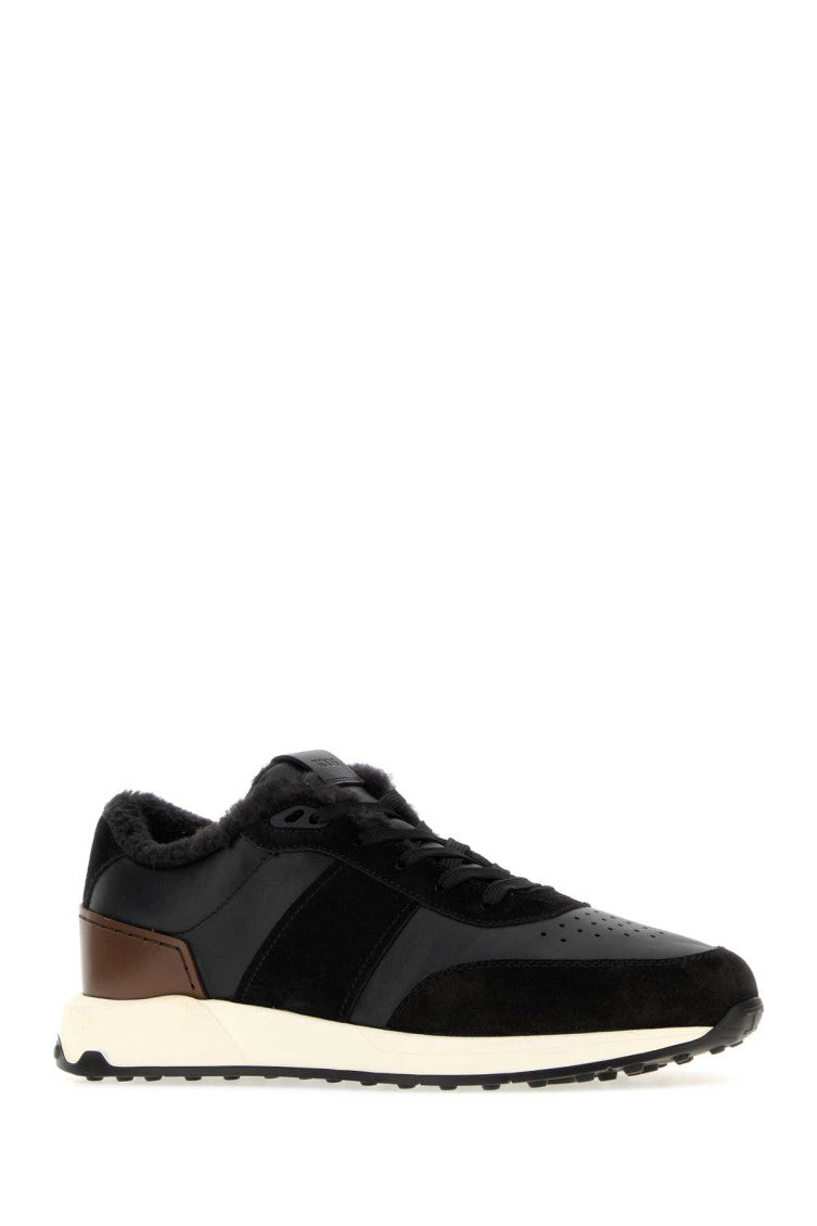 Black Leather Sneakers 2