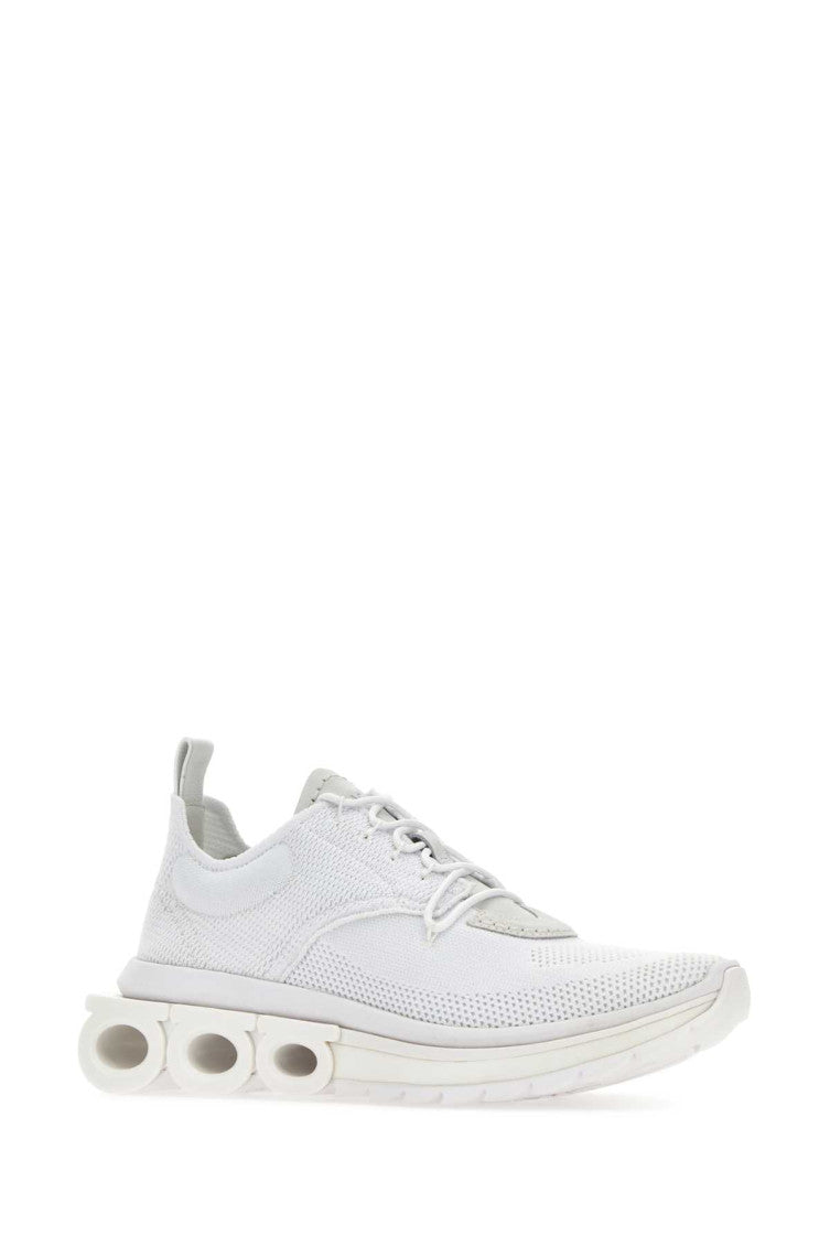 White Solid Nima Sneakers 2