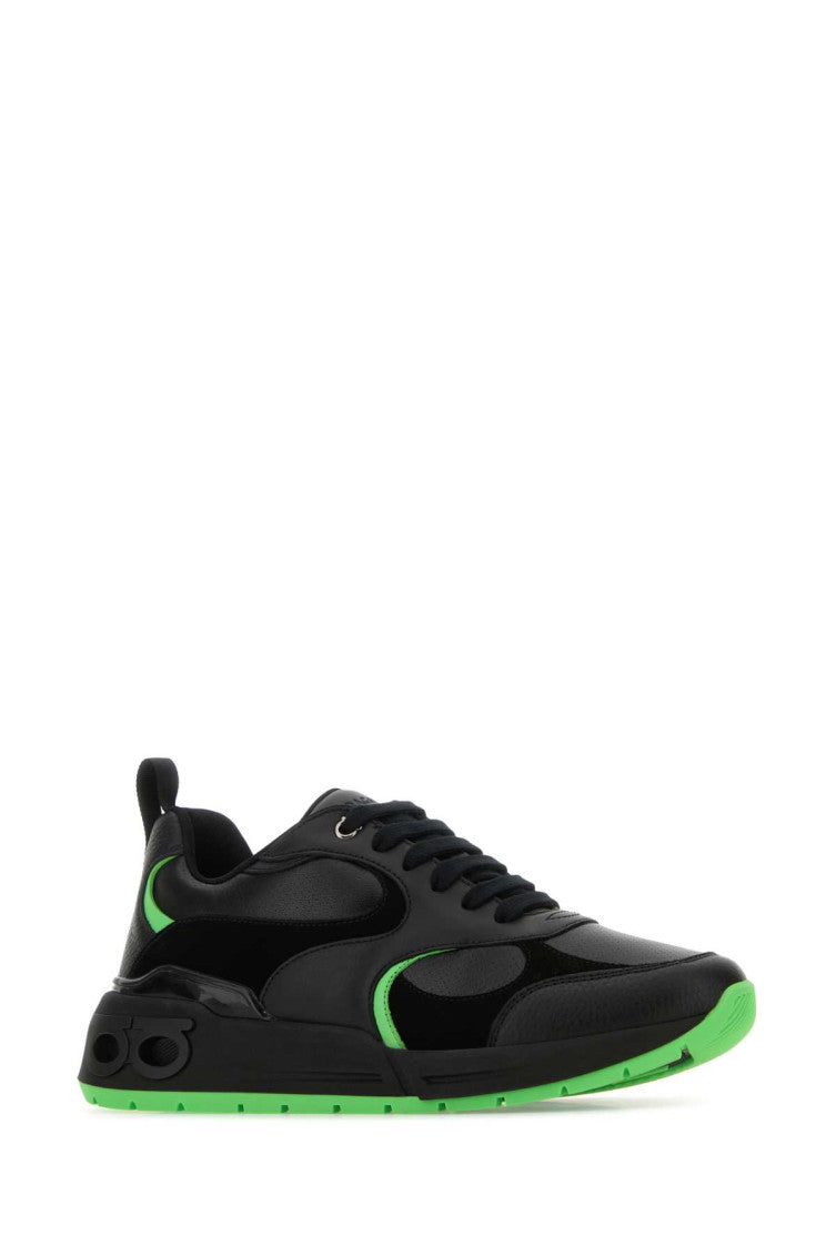 Black leather Cosimina sneakers 2