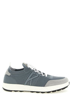 Grey Lace-up Sneakers 1