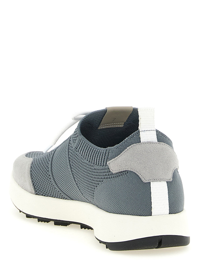 Grey Lace-up Sneakers 3