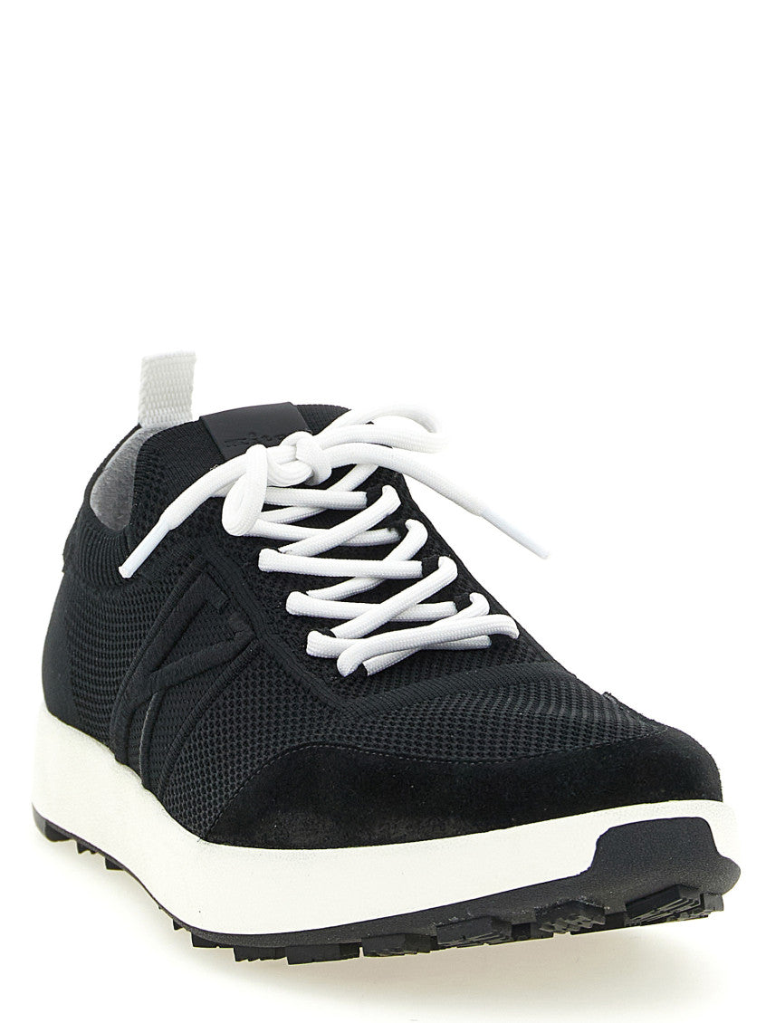 Black Lace-up Sneakers 2