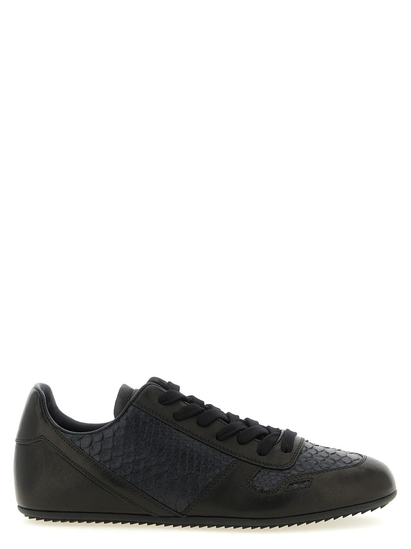 Black Leather Sneakers 1