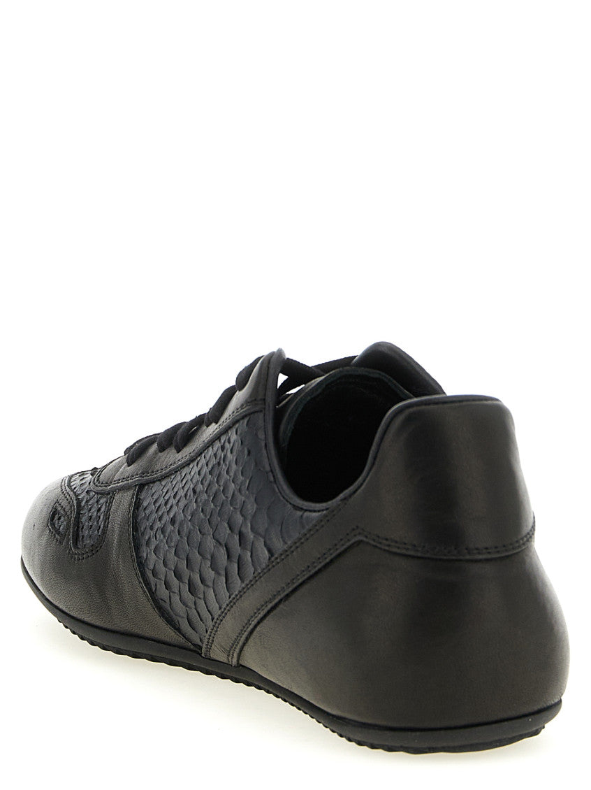 Black Leather Sneakers 3