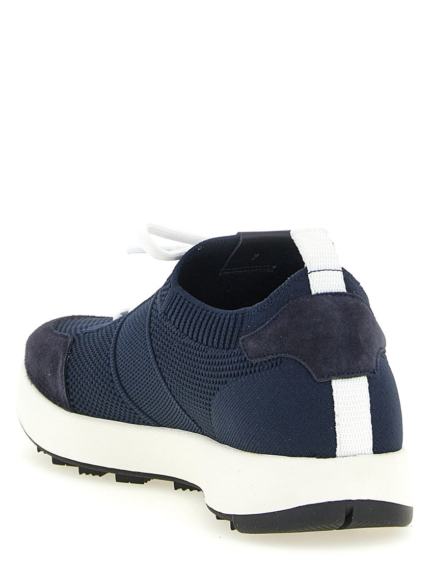 Blue Lace-up Sneakers 3