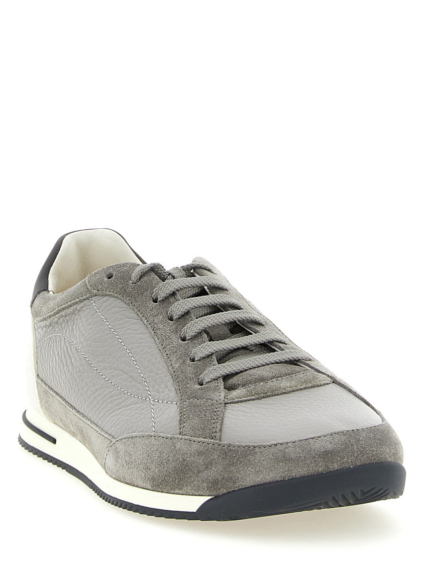 Grey Lace-up Sneakers 2