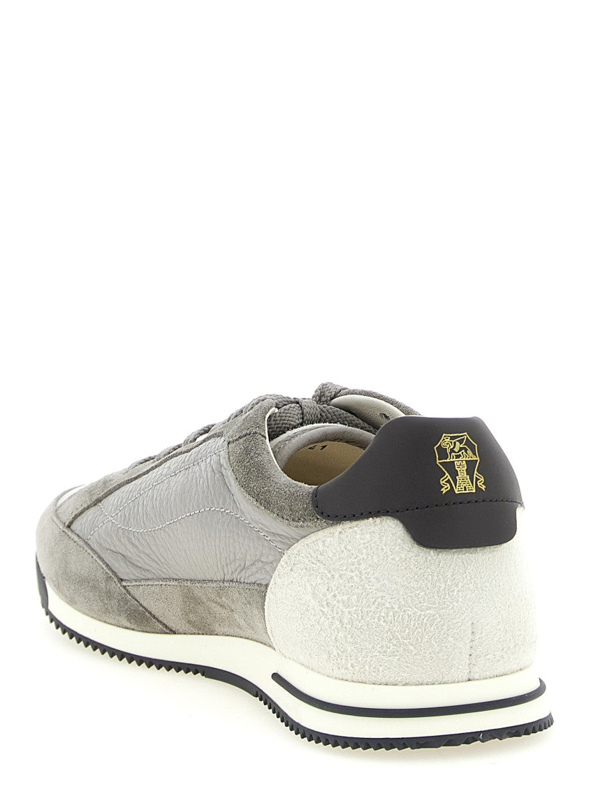 Grey Lace-up Sneakers 3